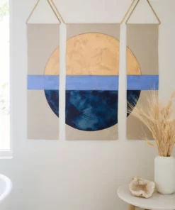 Conejo & Co Mitad Wall Hanging - Ocean