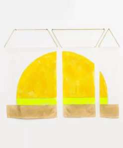 Conejo & Co Ojos Abiertos Wall Hanging - Sunshine