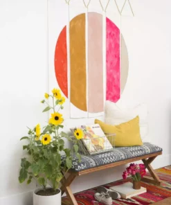 Conejo & Co Home Goods Oso Wall Hanging - Sunset