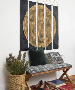 Conejo & Co Home Goods Oso Wall Hanging - Gold