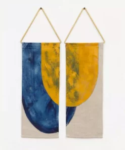 Conejo & Co Pez Wall Hanging - Ochre + Indigo Home Goods