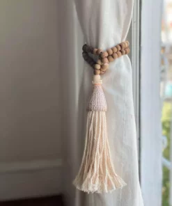 Ceremonia Conus Shell Beaded Tassel - Brown Best Sellers