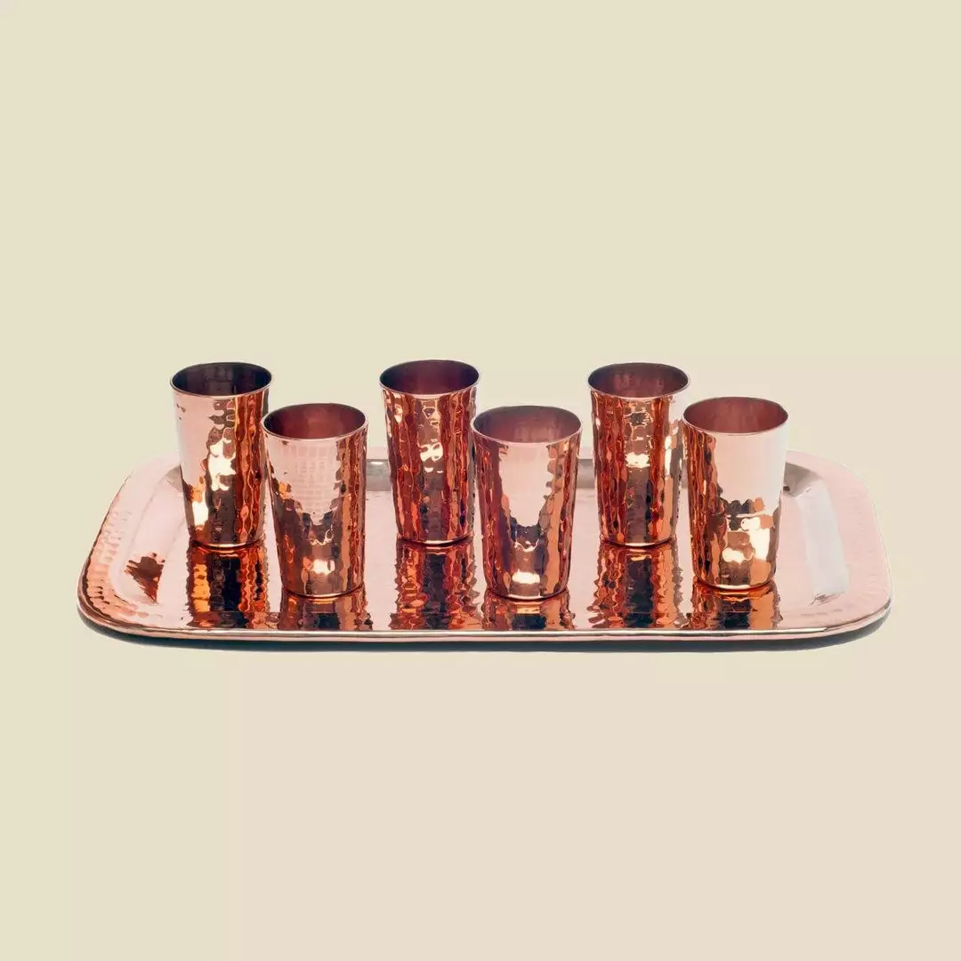 Sertodo Copper Copper Tequilero Shot Cup Flight Set Kitchen + Dining 1 Sertodo Copper Copper Tequilero Shot Cup Flight Set Kitchen + Dining