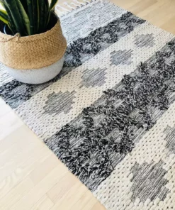 Amante Marketplace Shaggy Black Rug Home Goods