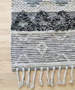 Amante Marketplace Shaggy Black Rug Home Goods