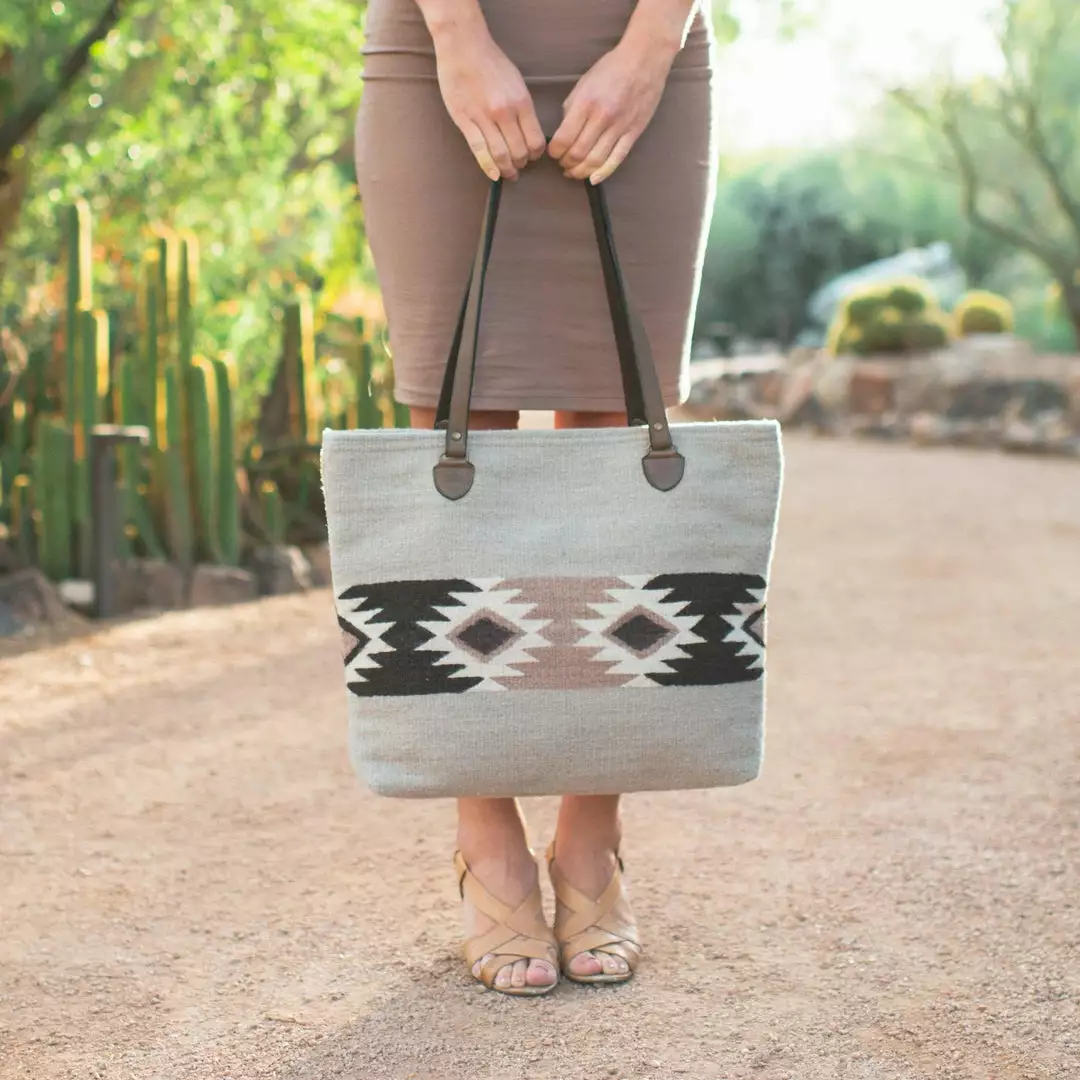 MZ Fair Trade Accessories Coyote Wool Tote Bag 5 MZ Fair Trade Accessories Coyote Wool Tote Bag