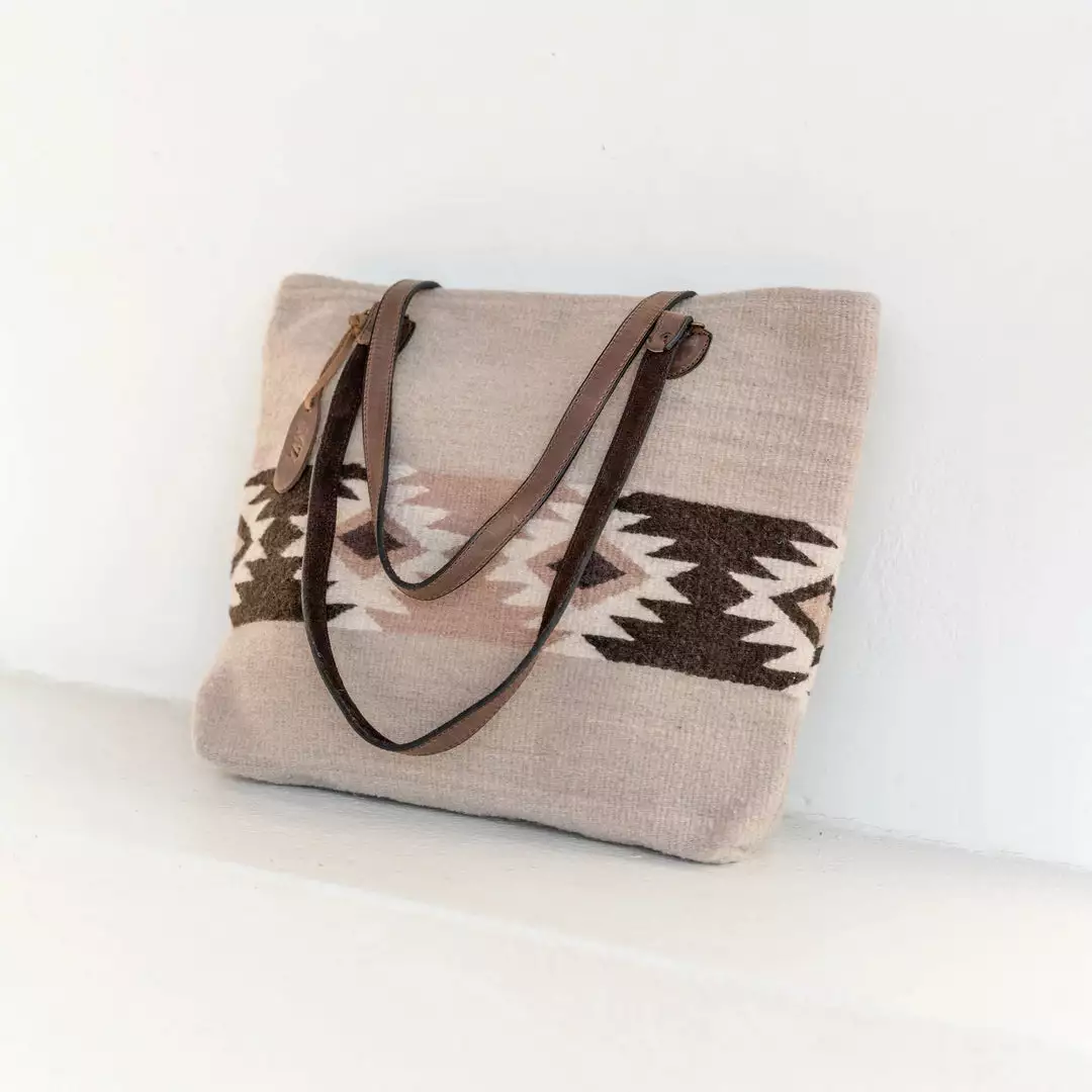MZ Fair Trade Accessories Coyote Wool Tote Bag 9 MZ Fair Trade Accessories Coyote Wool Tote Bag