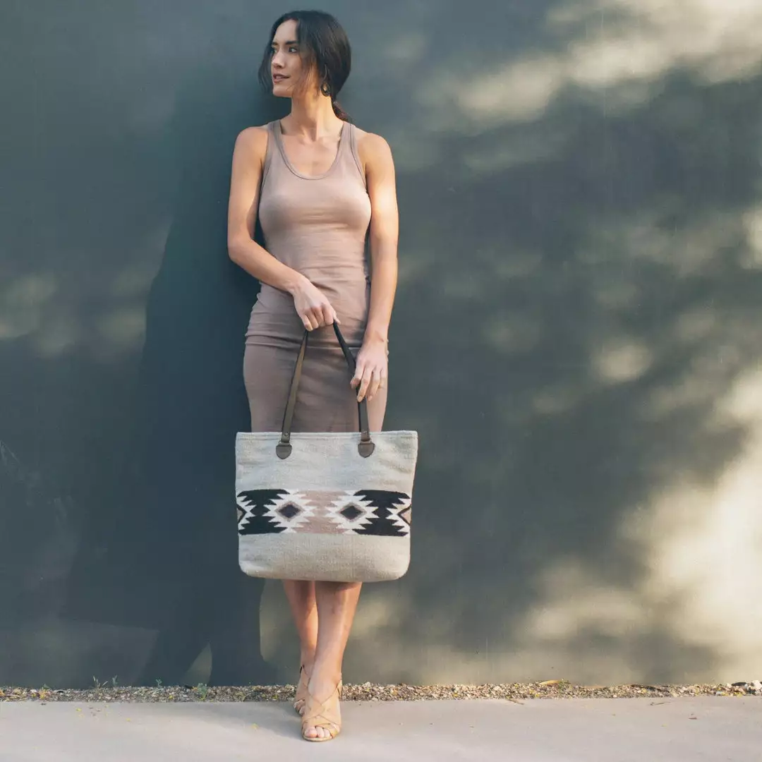 MZ Fair Trade Accessories Coyote Wool Tote Bag 7 MZ Fair Trade Accessories Coyote Wool Tote Bag