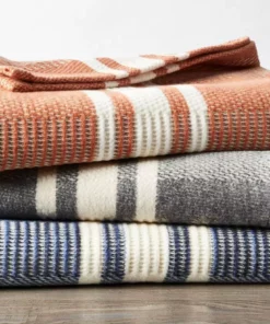 Coyuchi Cirrus Throw Blanket - Storm