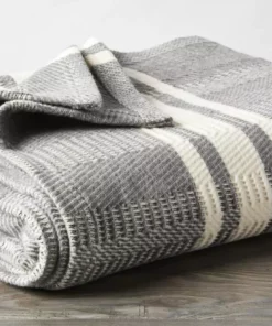 Coyuchi Cirrus Throw Blanket - Storm