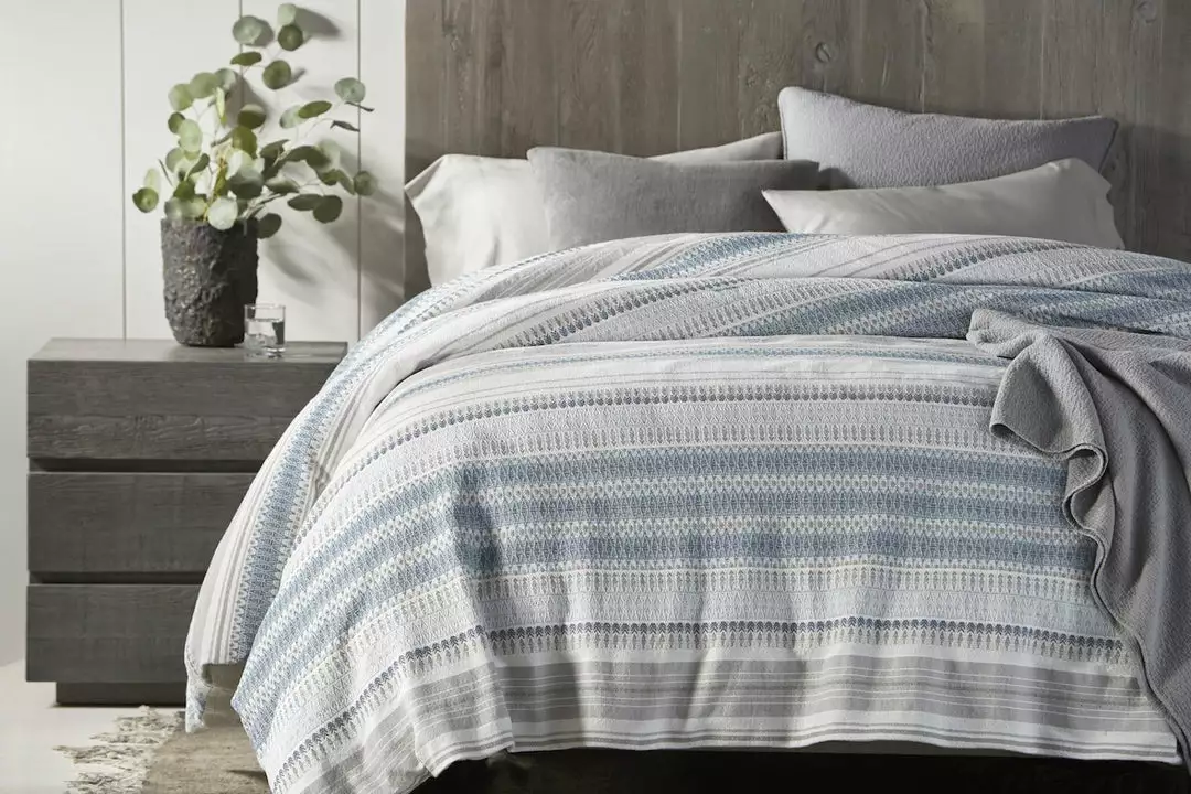 Coyuchi Home Goods Lost Coast Duvet Cover - Marine With Grays 1 Coyuchi Home Goods Lost Coast Duvet Cover - Marine With Grays