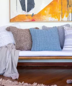 Coyuchi Lost Coast Pillow Cover - Marine Home Goods