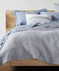 Coyuchi Lost Coast Pillow Cover - Marine Home Goods