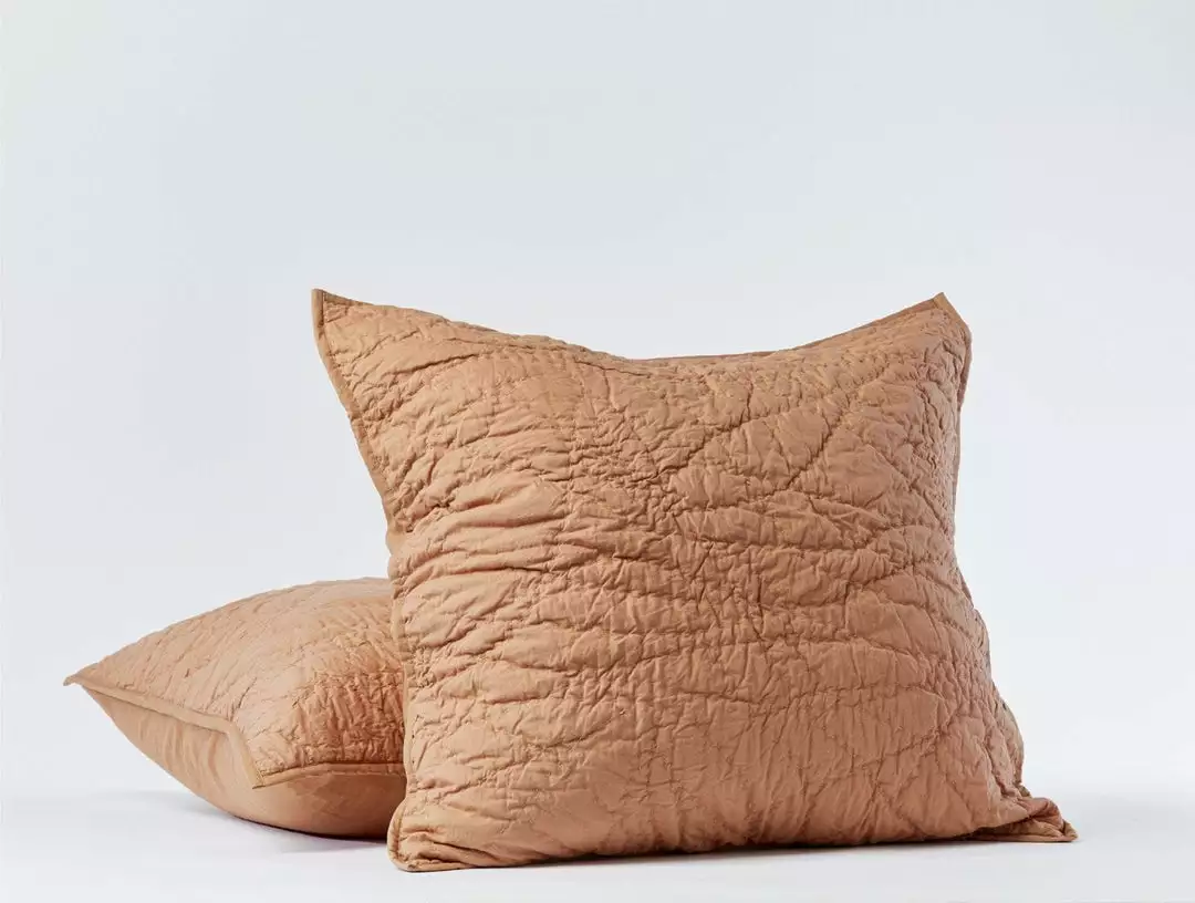 Coyuchi Best Sellers Manzanita Quilt And Shams - Ginger 2 Coyuchi Best Sellers Manzanita Quilt And Shams - Ginger