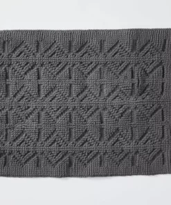 Coyuchi Home Goods Mosaic Canyon Bath Rug - Slate / Pavement