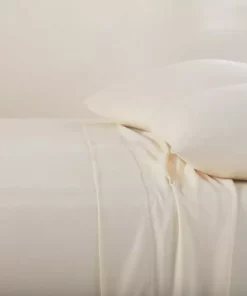 Coyuchi Fair Trade Jersey Envelope Pillowcase Set - Undyed