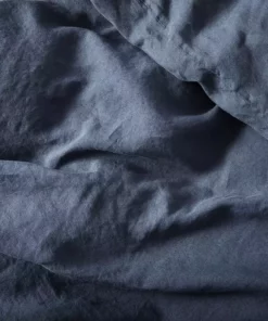 Coyuchi Home Goods Relaxed Linen Duvet Cover - Harbor Blue