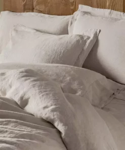 Coyuchi Home Goods Relaxed Linen Duvet Cover - Natural Chambray