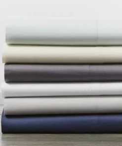 Coyuchi Sateen Pillowcase Set - Moonlight Blue