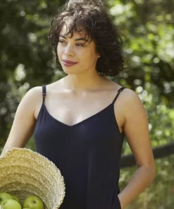 Coyuchi Best Sellers Solstice Romper - Deep Graphite