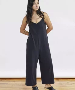 Coyuchi Best Sellers Solstice Romper - Deep Graphite