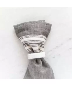 Creative Women Aden Napkin - Gray + Natural