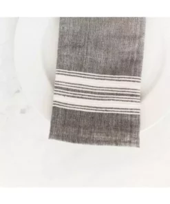 Creative Women Aden Napkin - Gray + Natural
