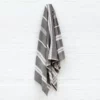 Creative Women Home Goods Aden Bath Towel - Gray + Natural