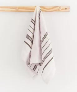 Creative Women Home Goods Avery Tea Towel - Gray