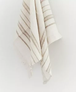 Creative Women Home Goods Avery Tea Towel - Stone 5 Creative Women Home Goods Avery Tea Towel - Stone