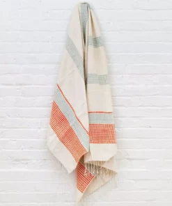 Creative Women Camden Bath Towel - Tangerine + Azure Home Goods