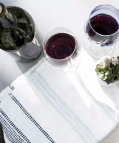 Creative Women Best Sellers Camden Hand Towel - Azure + Navy