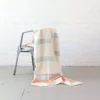 Creative Women Camden Lightweight Blanket - Azure + Tangerine