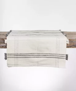 Creative Women Ribbons Table Runner - Gray Kitchen + Dining