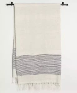 Creative Women Home Goods Riviera Bath Towel - Navy 5 Creative Women Home Goods Riviera Bath Towel - Navy