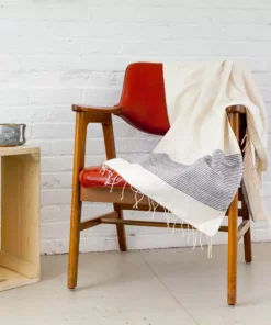 Creative Women Home Goods Riviera Bath Towel - Navy