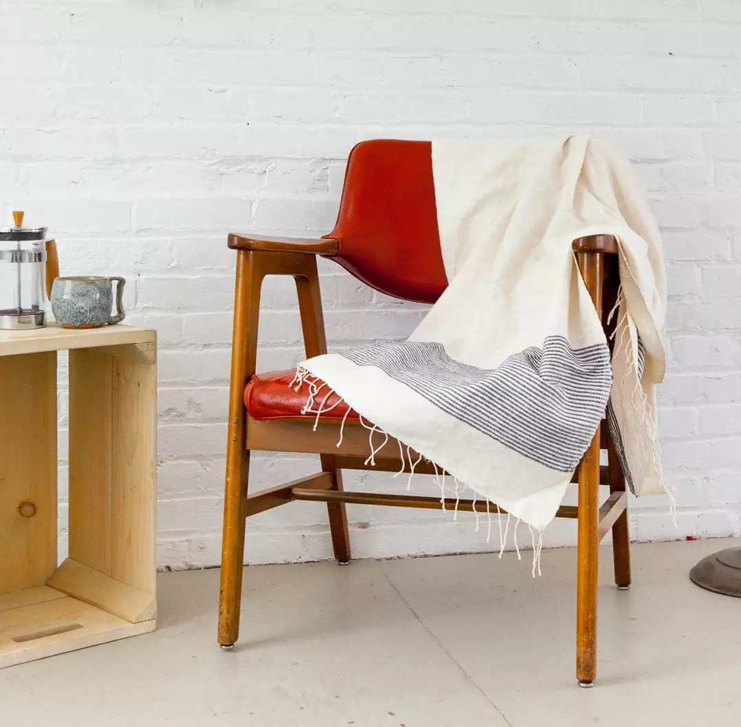 Creative Women Home Goods Riviera Bath Towel - Navy 2 Creative Women Home Goods Riviera Bath Towel - Navy