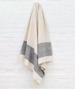 Creative Women Home Goods Riviera Bath Towel - Navy