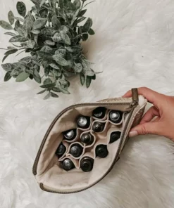 Carry Courage Accessories Creator Cork Essential Oils Bag - Silver 11 Carry Courage Accessories Creator Cork Essential Oils Bag - Silver