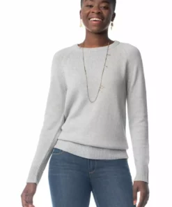 Synergy Organic Clothing Crew Sweater - Heather Gray Sale