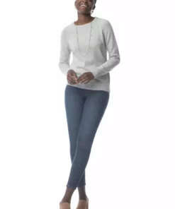 Synergy Organic Clothing Crew Sweater - Heather Gray Sale