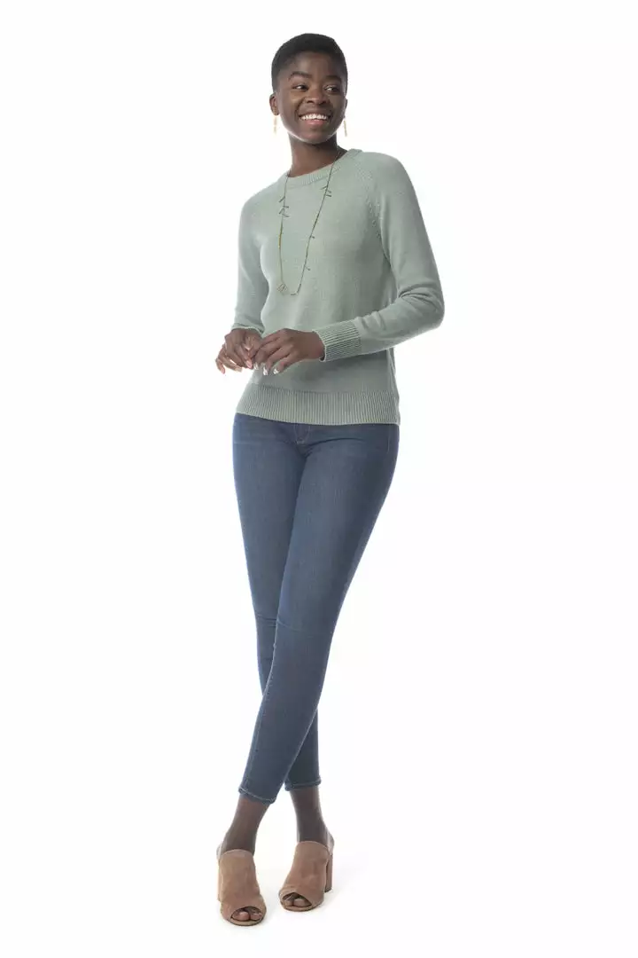 Synergy Organic Clothing Crew Sweater - Lily Pad 2 Synergy Organic Clothing Crew Sweater - Lily Pad
