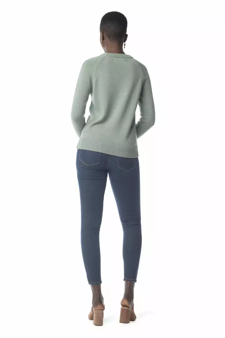 Synergy Organic Clothing Crew Sweater - Lily Pad 4 Synergy Organic Clothing Crew Sweater - Lily Pad