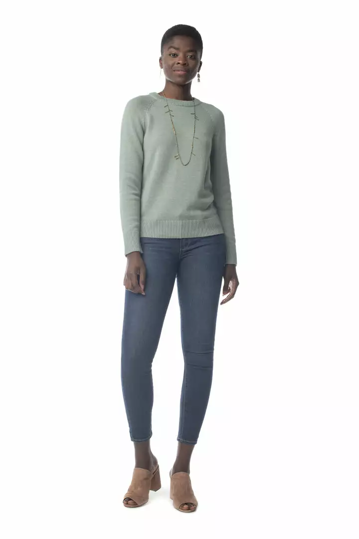 Synergy Organic Clothing Crew Sweater - Lily Pad 5 Synergy Organic Clothing Crew Sweater - Lily Pad