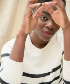 Synergy Organic Clothing Crew Sweater - Stripe