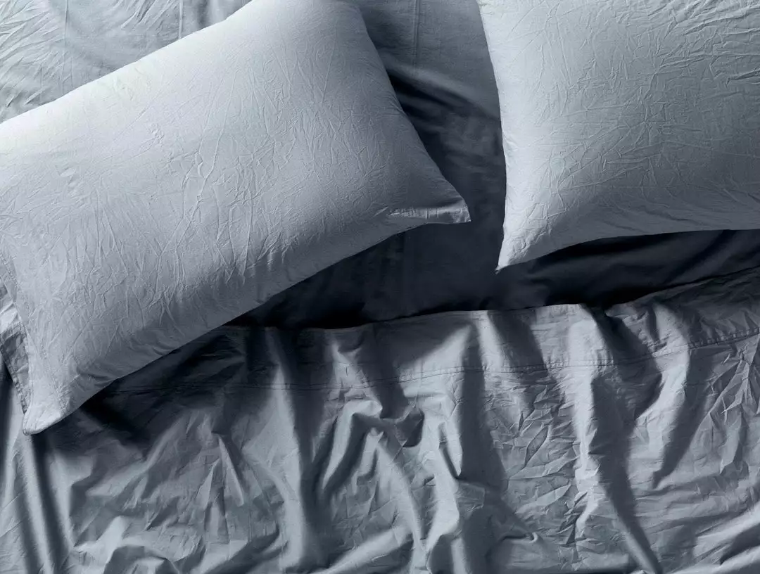 Coyuchi Crinkled Percale Sheet Set Home Goods 6 Coyuchi Crinkled Percale Sheet Set Home Goods