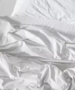 Coyuchi Crinkled Percale Sheet Set Home Goods