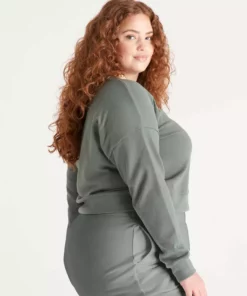 The Standard Stitch French Terry Crop Sweatshirt