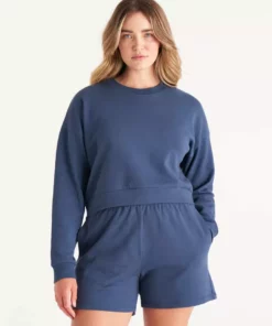 The Standard Stitch French Terry Crop Sweatshirt