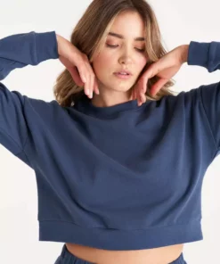 The Standard Stitch French Terry Crop Sweatshirt